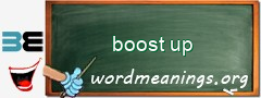 WordMeaning blackboard for boost up